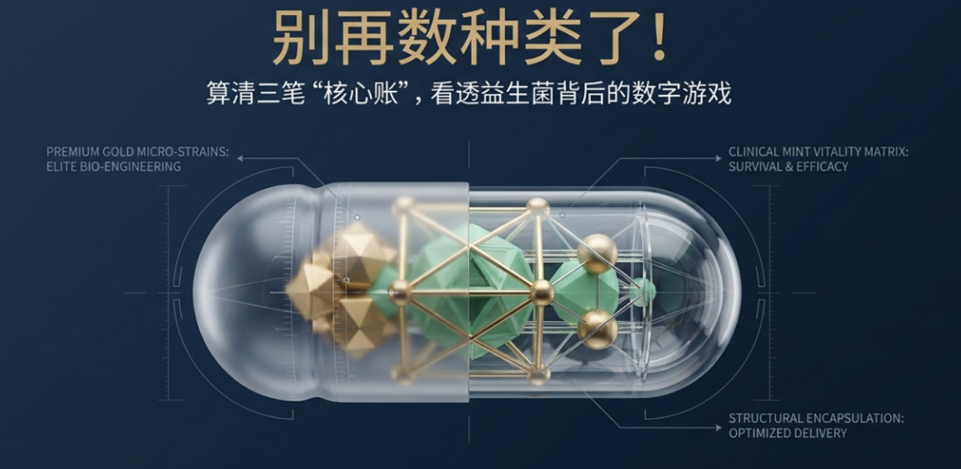 别再数种类了，益生菌怎么选？